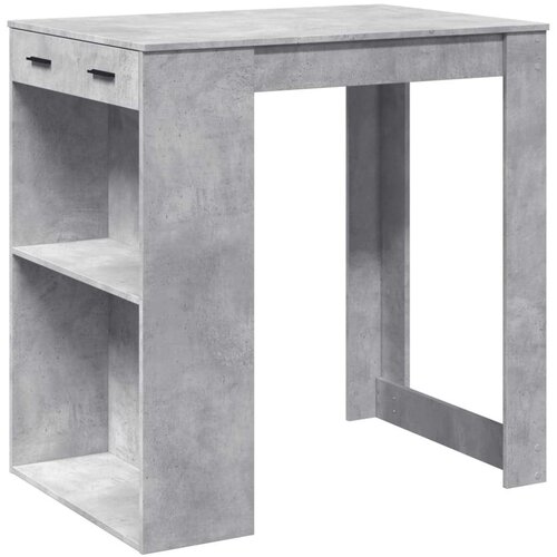 VidaXL Barski stol boja betona 102x70x103,5 cm konstruirano drvo Slike