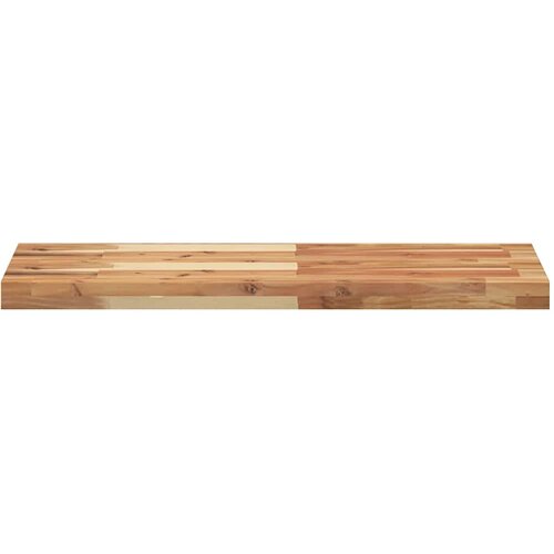  Plutajuće police 3kom s uljnim premazom 100x30x4cm drvo bagrema Slike