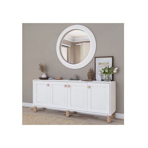 Hanah home Konzolni sto Natura 1600-69, 180x75x40 cm, Bijela Slike