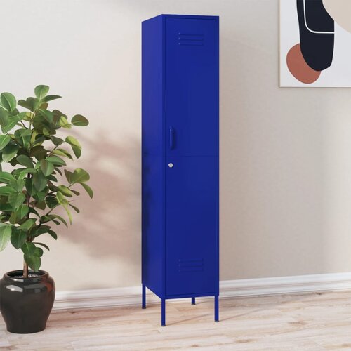 vidaXL s ključem modri 35 x 46 x 180 cm čelični Cijene