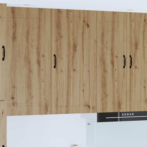 vidaXL Stenska kuhinjska omarica z vrati Umetni hrast 50 x 31 x 100 cm Cene