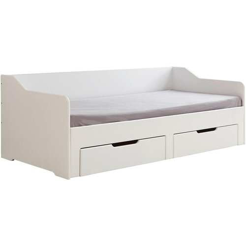 XORA POSTELJA 90/180 cm x 200 cm , leseni material bela Cene