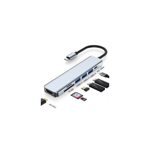  ADAPTER TIP C na USB+TF+HDMI Cene