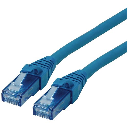Roline 21.15.2741 RJ45 omrežni kabel\, patch kabel cat 6a u/utp 1.00 m modra 1 kos, (20420167) Cene