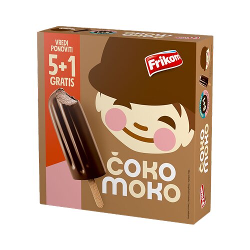 Frikom sladoled čoko moko multipack 6x70ml Slike