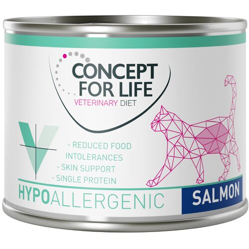 Concept for Life Veterinary Diet hipoalergena losos - Varčno pakiranje: 12 x 185 g Cijene