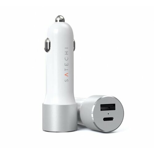 Satechi 72W type-c pd car charger - silver Slike