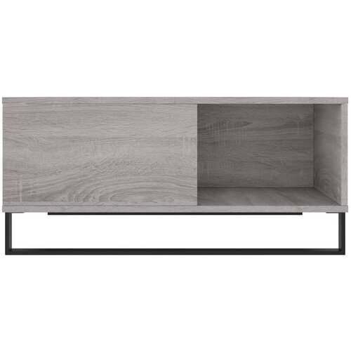  Stolić za kavu boja sivog hrasta 80x80x36,5cm konstruirano drvo Slike