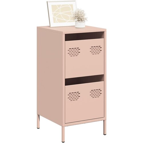 vidaXL Komoda roza 35x39x73,5 cm hladno valjano jeklo Cene