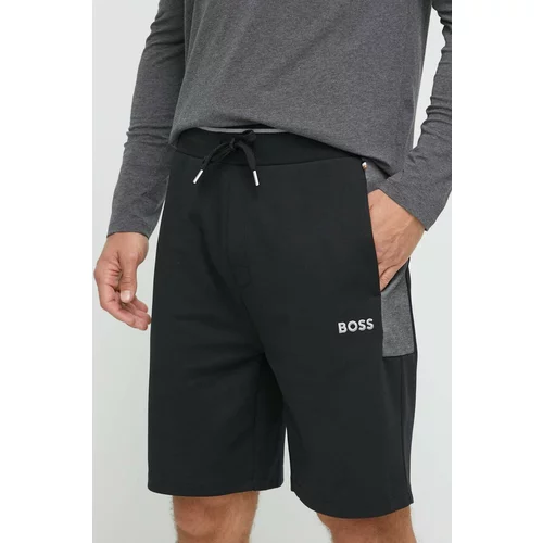 Boss Homewear kratke hlače boja: crna