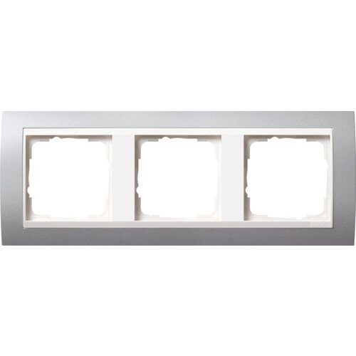 Gira pokrivni okvir 3f.aluminij 0213326, (20891227) Slike