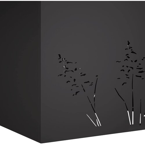  Vrtna saksija 2 kom. Crna 50 x 30 x 49 cm Čelična vrata Slike