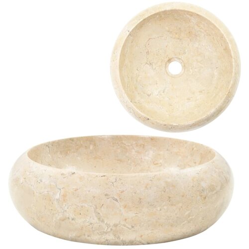  Umivaonik 40 x 12 cm mramorni krem Slike