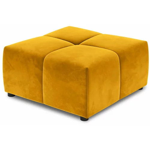 Cosmopolitan Design Žuti baršunasti sofa modul Rome Velvet -