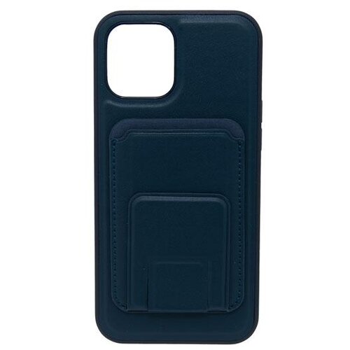  Maska za telefon LEATHER MAGSAFE WALLET za Iphone 12 Pro, Tamnoplava Cene