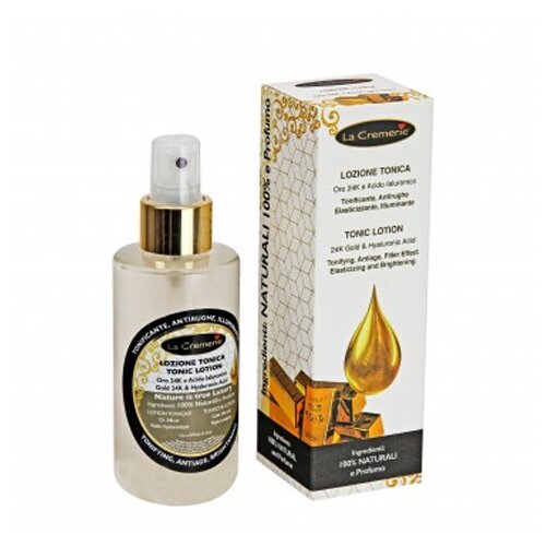 La Cremerie Gold 24k &amp;amp; Hyaluronic acid Tonik losion za lice, 250 ml Slike