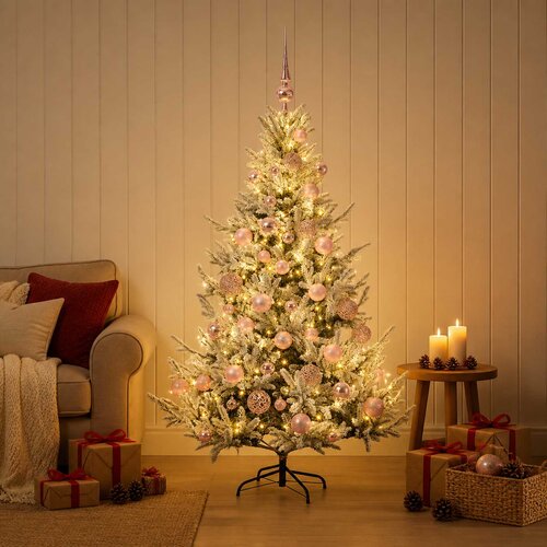  Umjetno božićno drvce s kuglicom 120 cm 150 LED lampica Cene