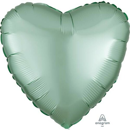 zeleno srce - folija balon sa helijumom Slike