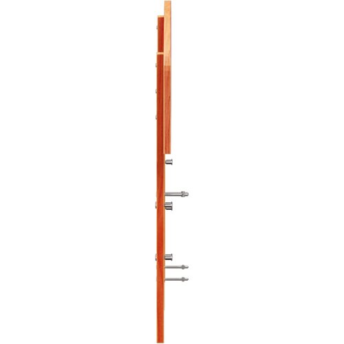  Uzglavlje vo&amp;scaron;tano smeđe 140 cm od masivne borovine Slike