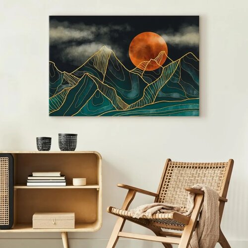  Slika - Mountain Calm (1 Part) Wide 30x20 Premium Print Cene