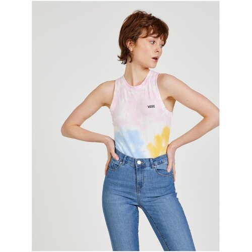 Vans Blue-Pink Women&amp;#039;s Patterned Body Body Suit - Women Slike