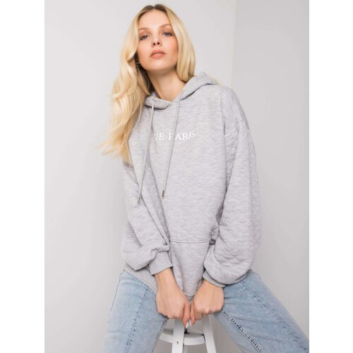 RUE PARIS Sweatshirt-RV-BL-7452.16-gray Cene