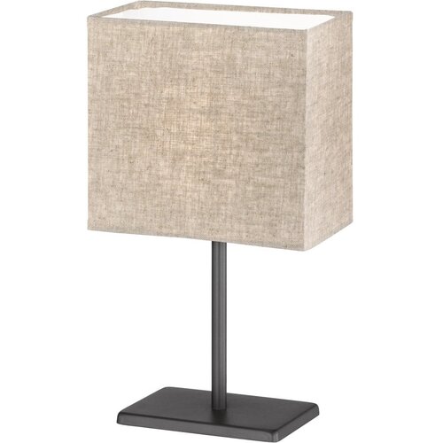 Fischer &amp;amp; Honsel Crna/bež stolna lampa s tekstilnim sjenilom (visina 30 cm) Kate &amp;ndash; Slike
