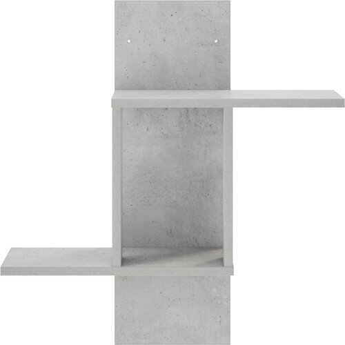  Polica na zidu Betonska siva 59 x 17 x 63 cm Konstruirano drvo Slike
