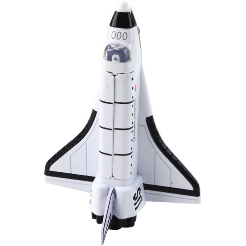  Spaceship Metal Pull-Back Opening White Slike