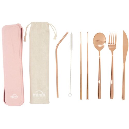 Premier Housewares Pribor 6 kom od nehrđajućeg čelika u bakrenoj boji Mimo &amp;ndash; Slike