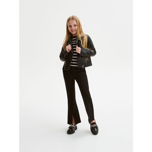 Reserved biker jakna - črna Cene