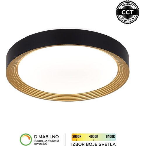 Forma LED plafonjera LP-405-28R BK+SG Cene