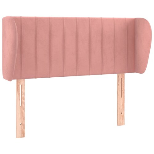 Maison Chic posteljno vzglavje - vzglavna omarica - nočna omarica z u&amp;scaron;esi roza 93x23x78/88 cm žamet, (21709082) Slike