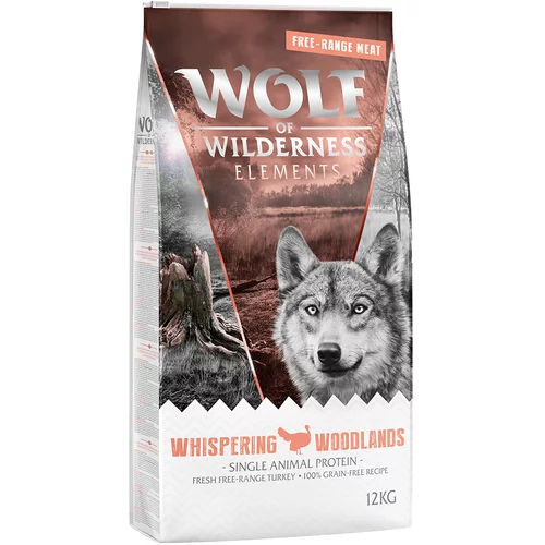 Wolf of Wilderness "Whispering Woodlands" - puran iz proste reje - Varčno pakiranje: 2 x 12 kg