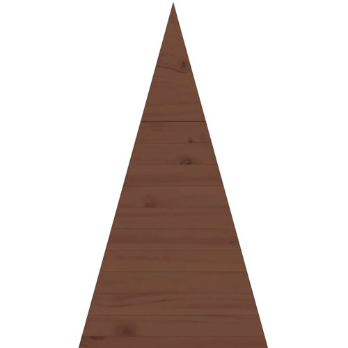  Drveno božićno drvce KOTKA 150 cm Masivna borovina - 150 cm Tamno smeđa zavr&amp;scaron;na obrada Slike