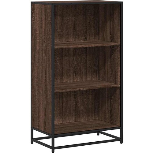 Maison Chic Knjižna omara - Knjižni regal rjavi hrast 60x35x107,5 cm inženirski les, (21724582) Slike