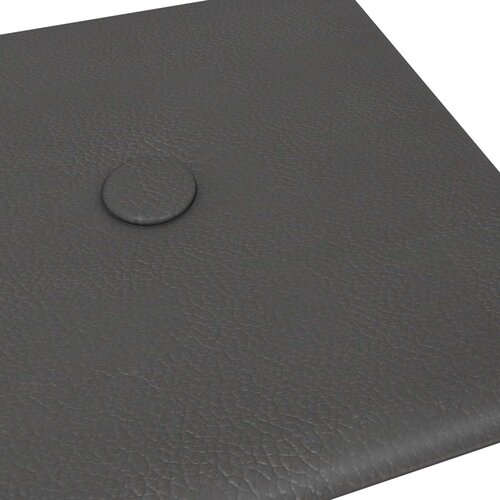  Zidna uzglavlja 12 pcs Sivi 30 x 15 cm Lažna koža Slike