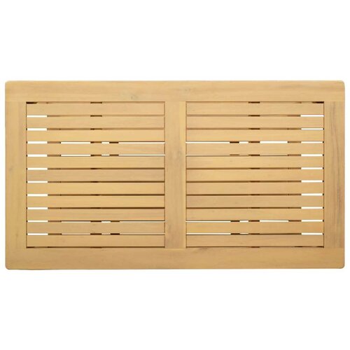  Bocni stol Prirodna nafta 90 x 50 x 45 cm Čvrsto drvo akacije - 90 x 50 x 45 cm Svijetli bagrem Slike