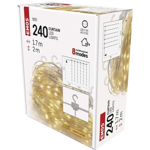  Led nano lanac - zavesa 240 17x2m Cene