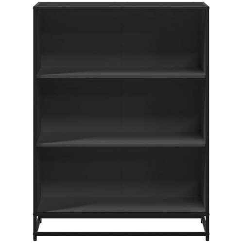  za knjige crni 80,5x35x107,5 konstruirano drvo Slike