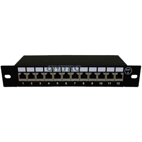 Patch panel 12 vrat 1U 10'' UTP Cat5e Cene