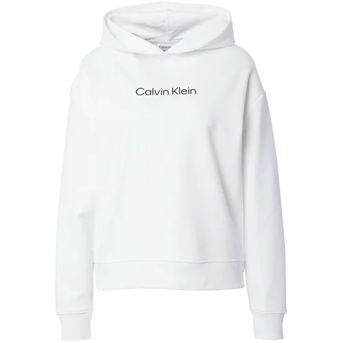 Calvin Klein Sweater majica crna / bijela