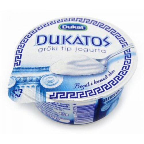 Dukat Dukatos grčki tip jogurta natur 150g čaša Slike