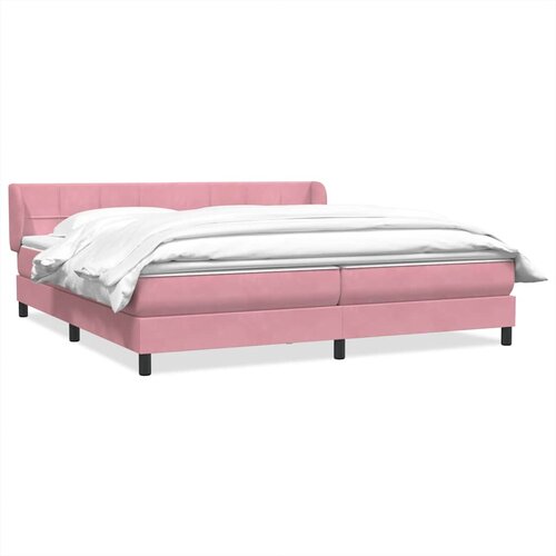 vidaXL Box Spring postelja z vzmetnicami Roza 180x210 cm Velvet, (21829375) Cene