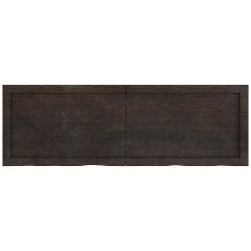  Kupaonska radna ploča tamnosiva 120x40x(2-6) cm tretirano drvo Cijene