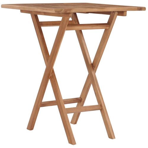  Sklopivi vrtni stol 60 x 60 x 75 cm od masivne tikovine Cene