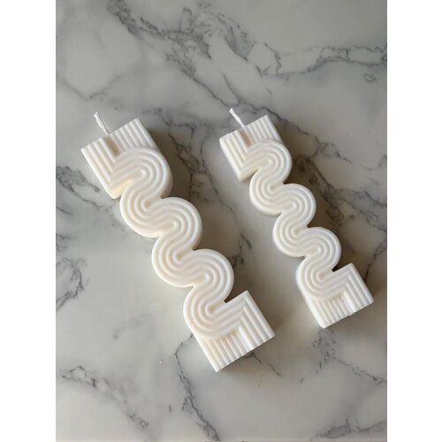 Aberto Design Set Betonskih sveća 37ST, Beli Slike