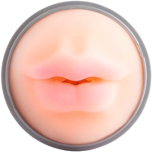 Vulcan Oralni masturbator sa vibro metkom, 15cm, Beli Slike