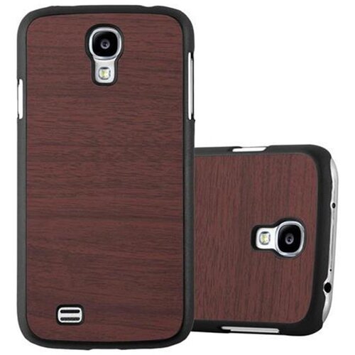 Cadorabo Ohi&scaron;je, združljiv s Samsungom v Woody Coffee - Trdo za&scaron;čitni pokrov v lesu videz pred praskami in udarci, (20563583) Cene
