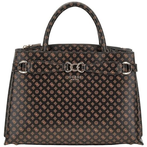 Guess ARLENA LOGO GIRLFRIEND SATCHEL Smeđa Slike